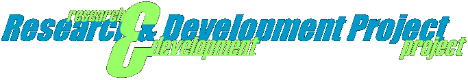 Research and Development Logo blue and green